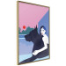 Wall Poster Woman and Dog - Minimalist Vector Illustration 149705 additionalThumb 6
