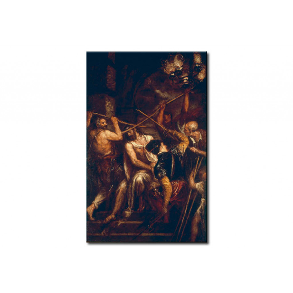 Schilderij  Titiaan: Christ Crowned With Thorns