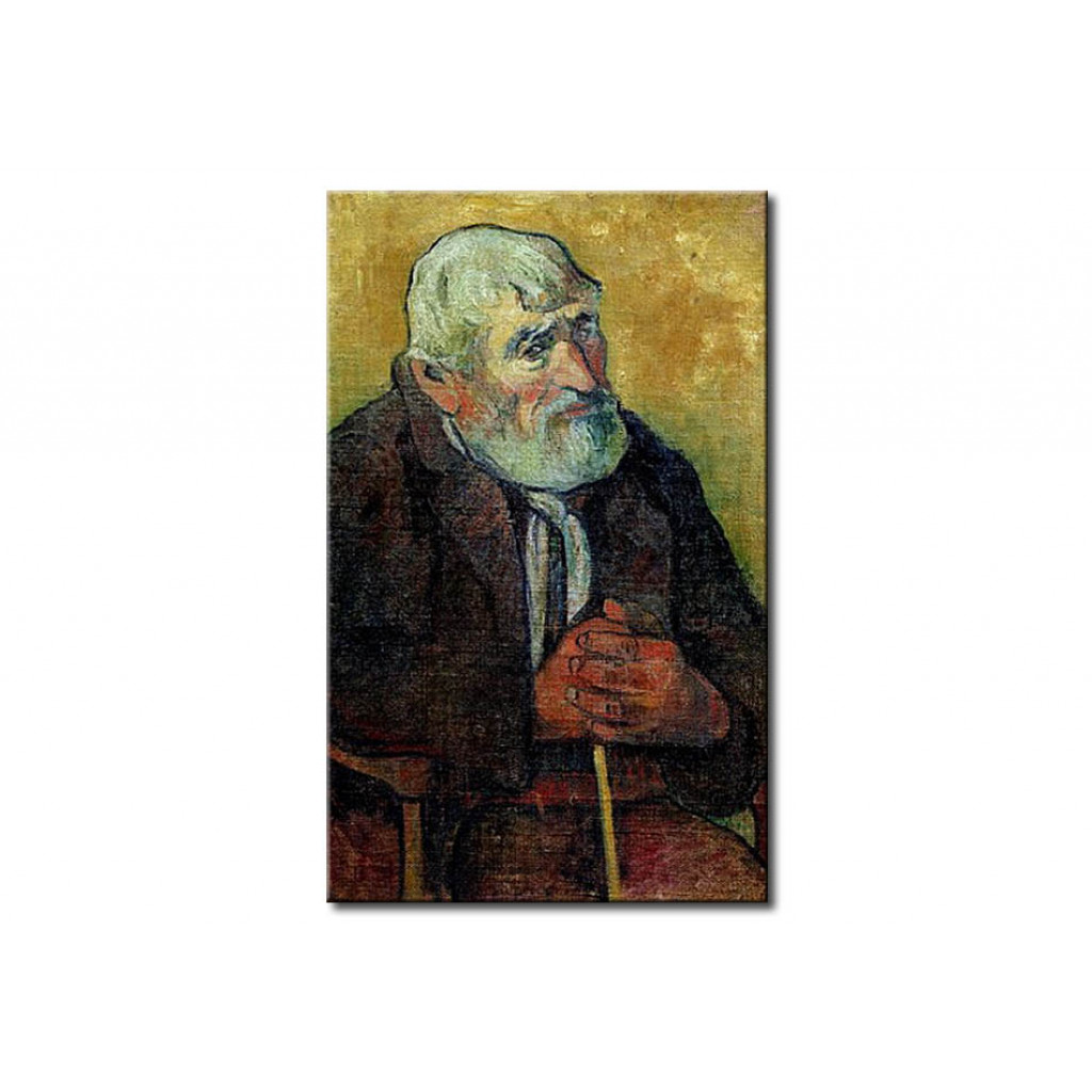 Reprodukcja Obrazu Portrait Of An Old Man With A Stick