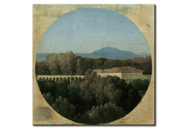 Kunstkopie Römische Landschaft mit acuaduct der Villa Borghese 51805