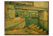 Reproduction sur toile Le pont d'Asnières 52405