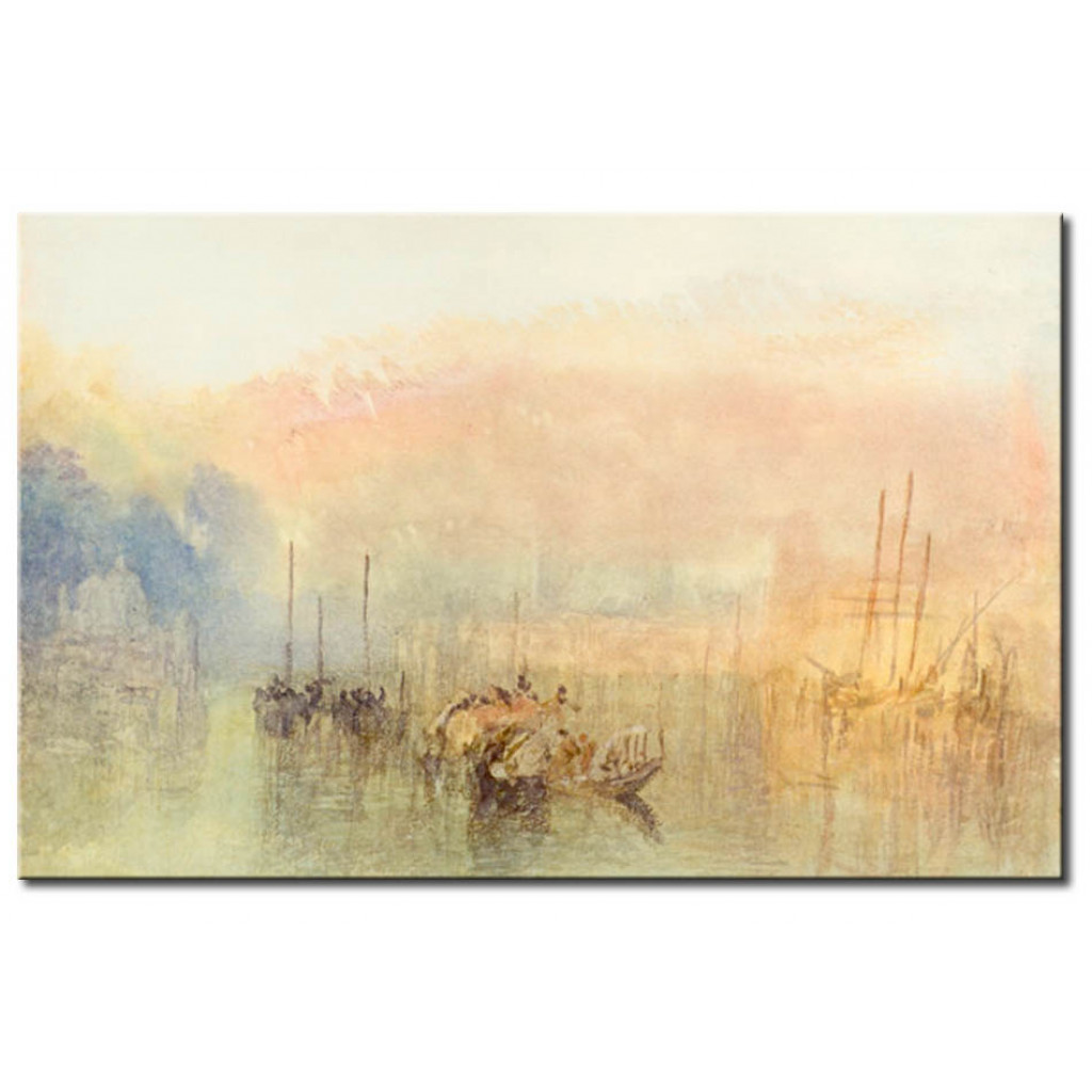 Schilderij  William Turner: Venice, Entrance To The Grand Canal
