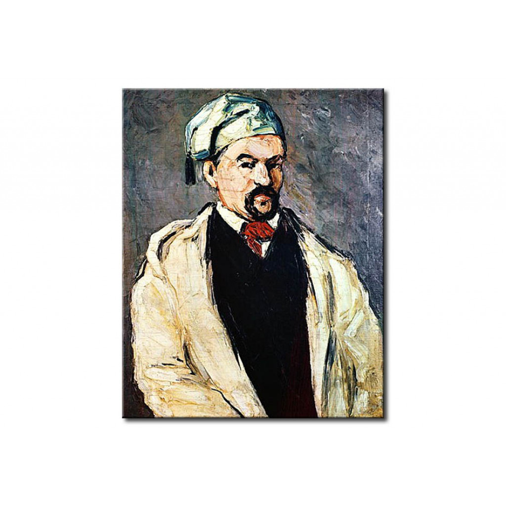 Schilderij  Paul Cézanne: Portrait Of A Man In A Blue Cap, Or Uncle Dominique