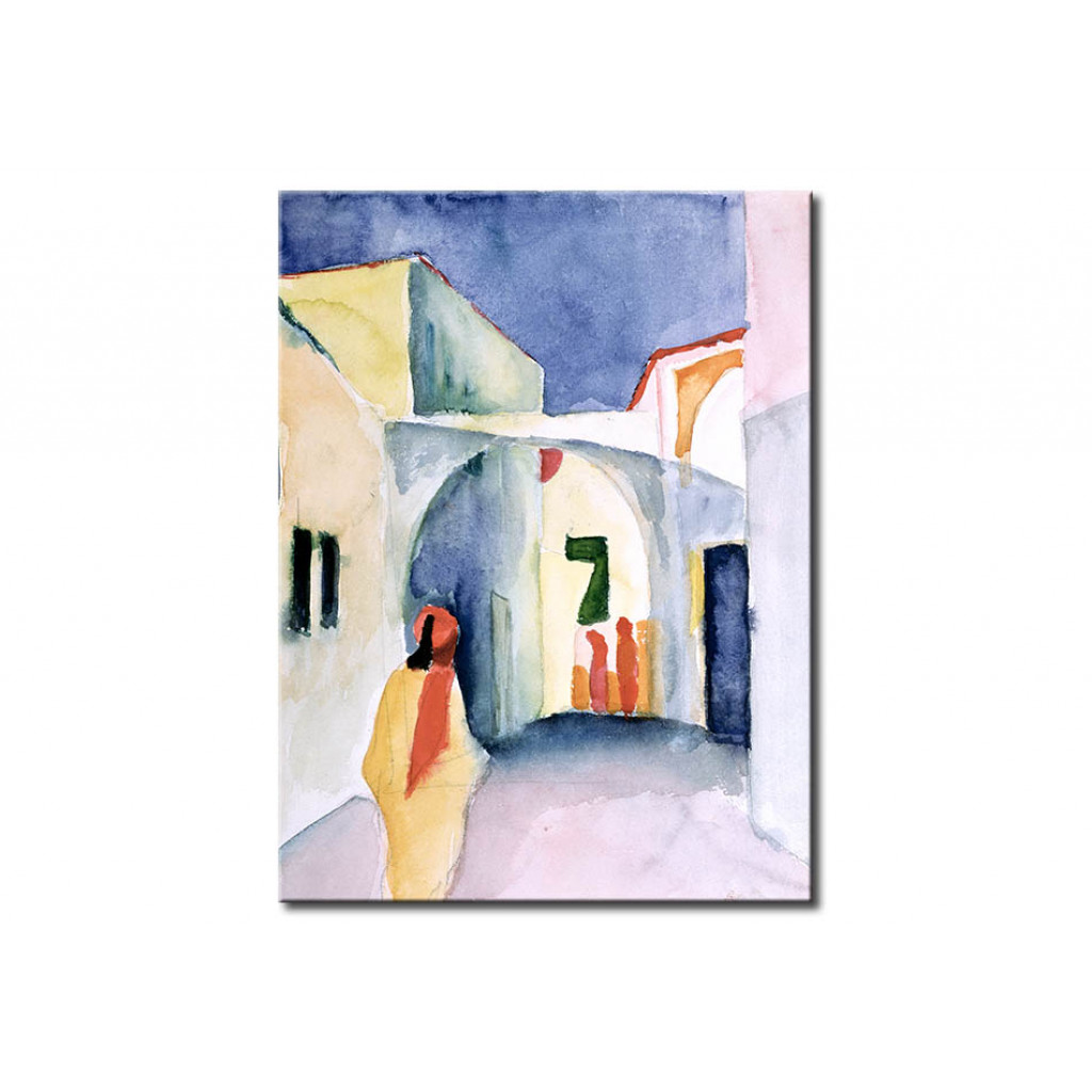 Schilderij  August Macke: A Glance Down An Alley