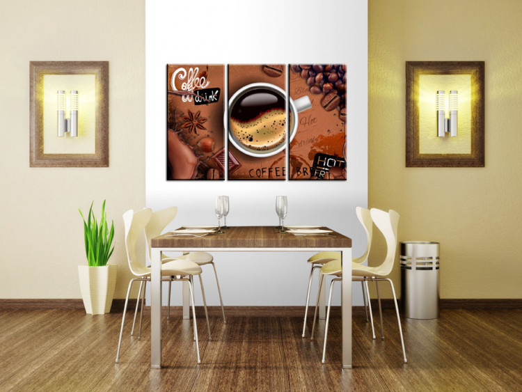 Wandbild Cup of hot coffee 55505 additionalImage 3