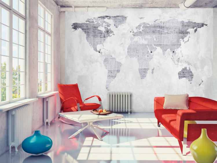 Wall Mural Concrete Map 60105