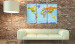 Tablero decorativo en corcho World Map: Countries Flags II [Cork Map] 97405 additionalThumb 3