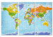 Tablero decorativo en corcho World Map: Countries Flags II [Cork Map] 97405 additionalThumb 2