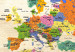 Decoración en corcho Map on wood: Colourful Travels [Cork Map] 97605 additionalThumb 5