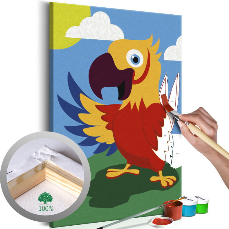 Painting Kit for Children Funny Parrot 107115
