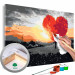 Kit de peinture Arbre en forme de coeur (lever de soleil) 107515