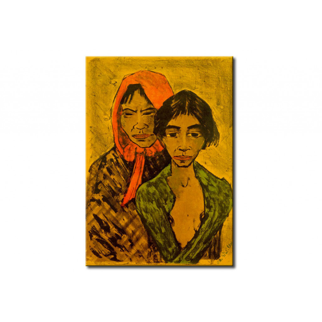Schilderij  Otto Mueller: Two Gyspy Women