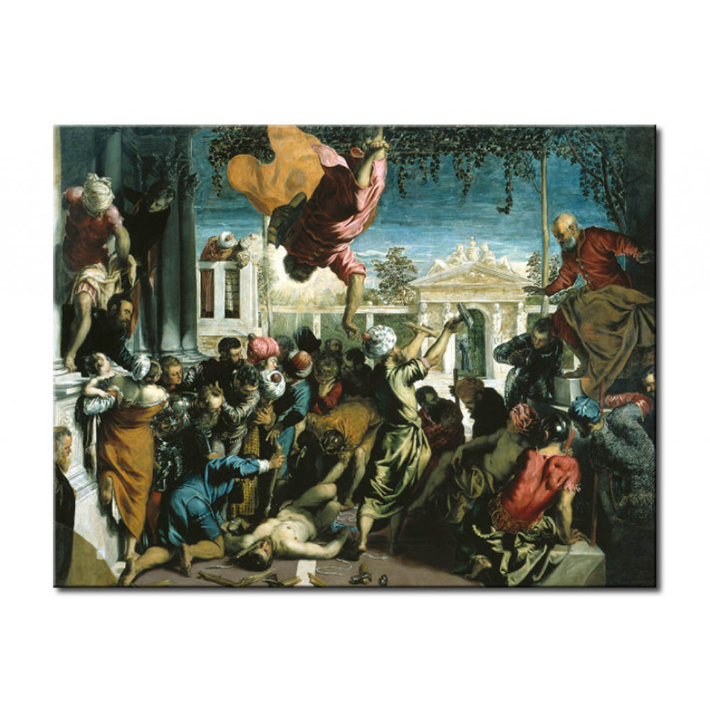Schilderij  Tintoretto: The Miracle Of Saint Mark