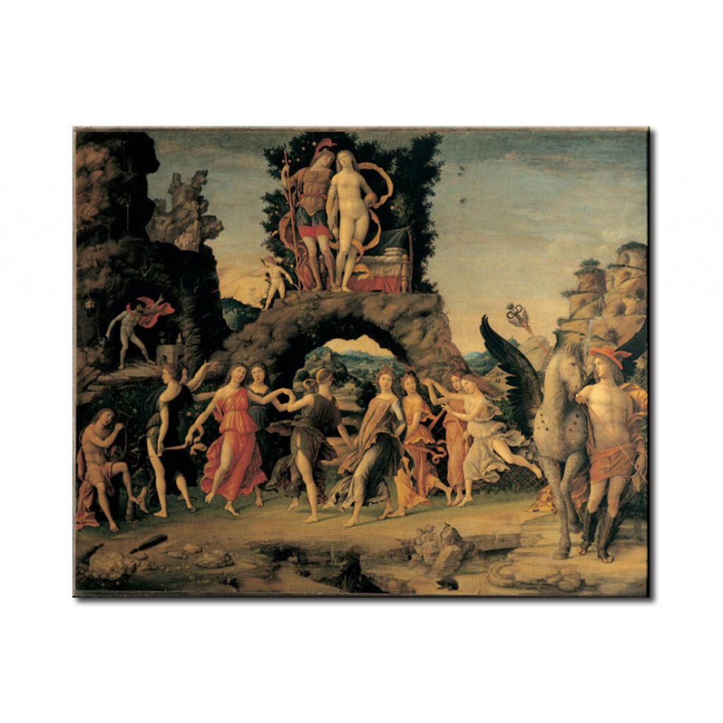 Schilderij  Andrea Mantegna: Parnassus