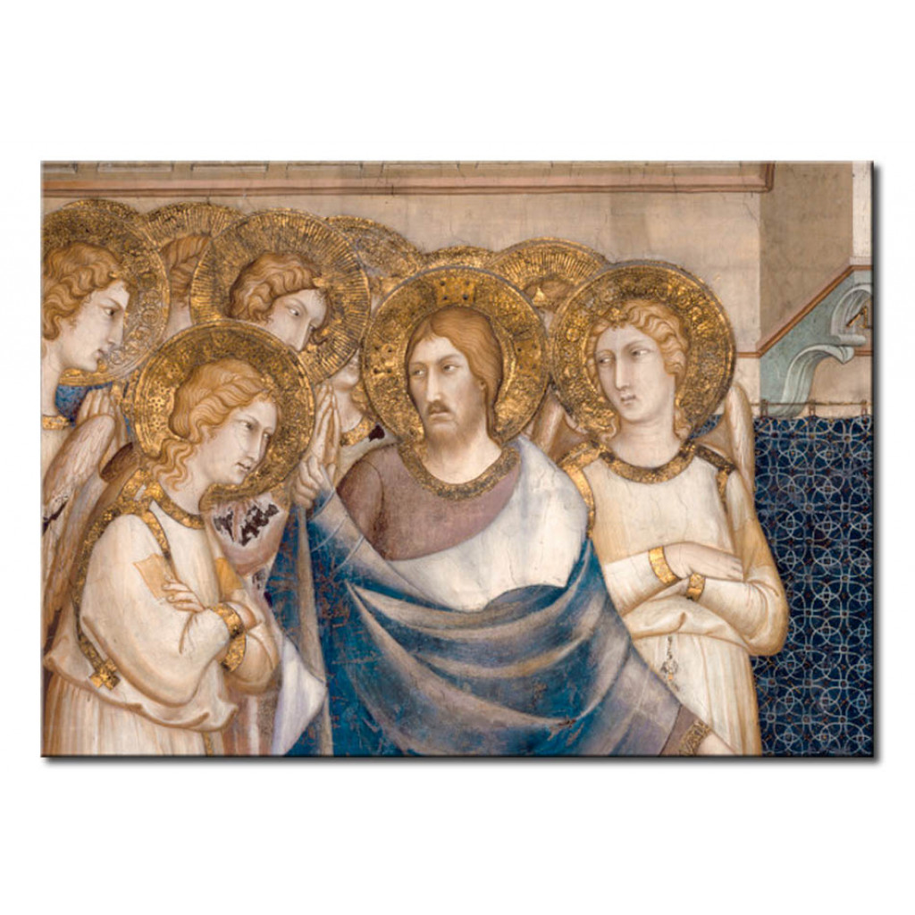 Schilderij  Simone Martini: Christ Appears To Saint Martin Of Tours In A Dream