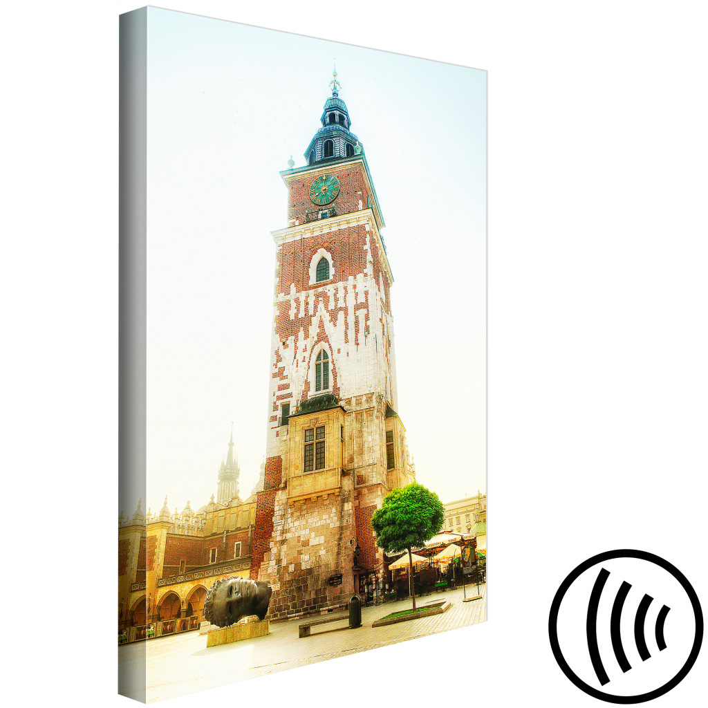 Schilderij  Krakow: Stadhuis In Krakau - Een Historisch Gebouw In Het Centrum Van De Stad