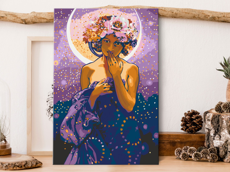 Wandbild zum Ausmalen Moon Woman 130815 additionalImage 2