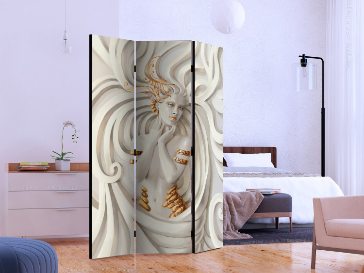 Biombo Goddess In Gold [Room Dividers] 133315 additionalImage 2
