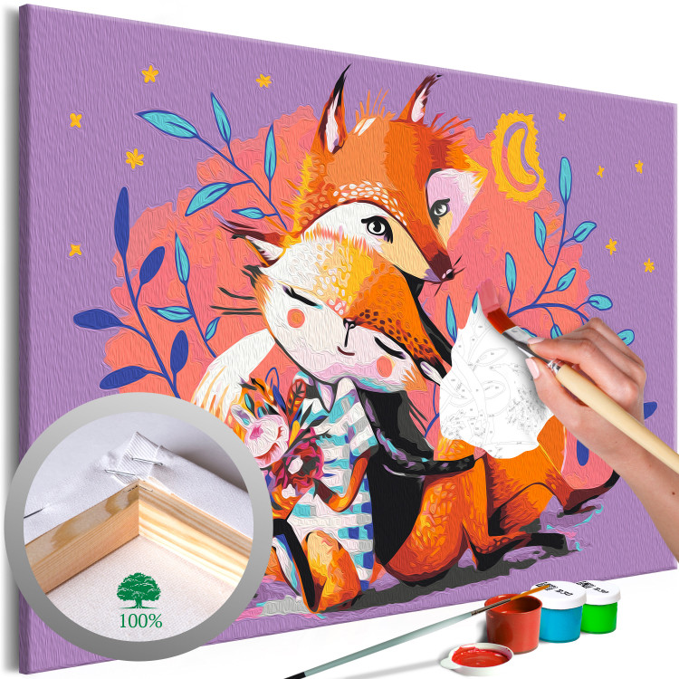 Kit de pintura por números para niños Fox Family 135115