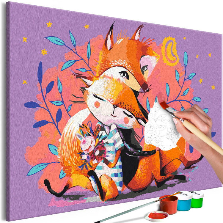 Kit de pintura por números para niños Fox Family 135115 additionalImage 3
