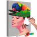 Malen nach Zahlen-Bild für Erwachsene Parrot on the Head 135315 additionalThumb 3