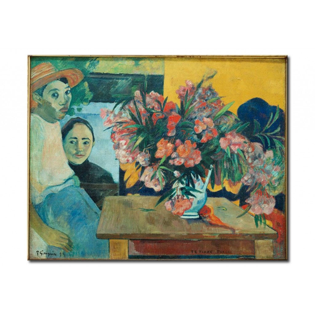 Schilderij  Paul Gauguin: Te Tiare Farani