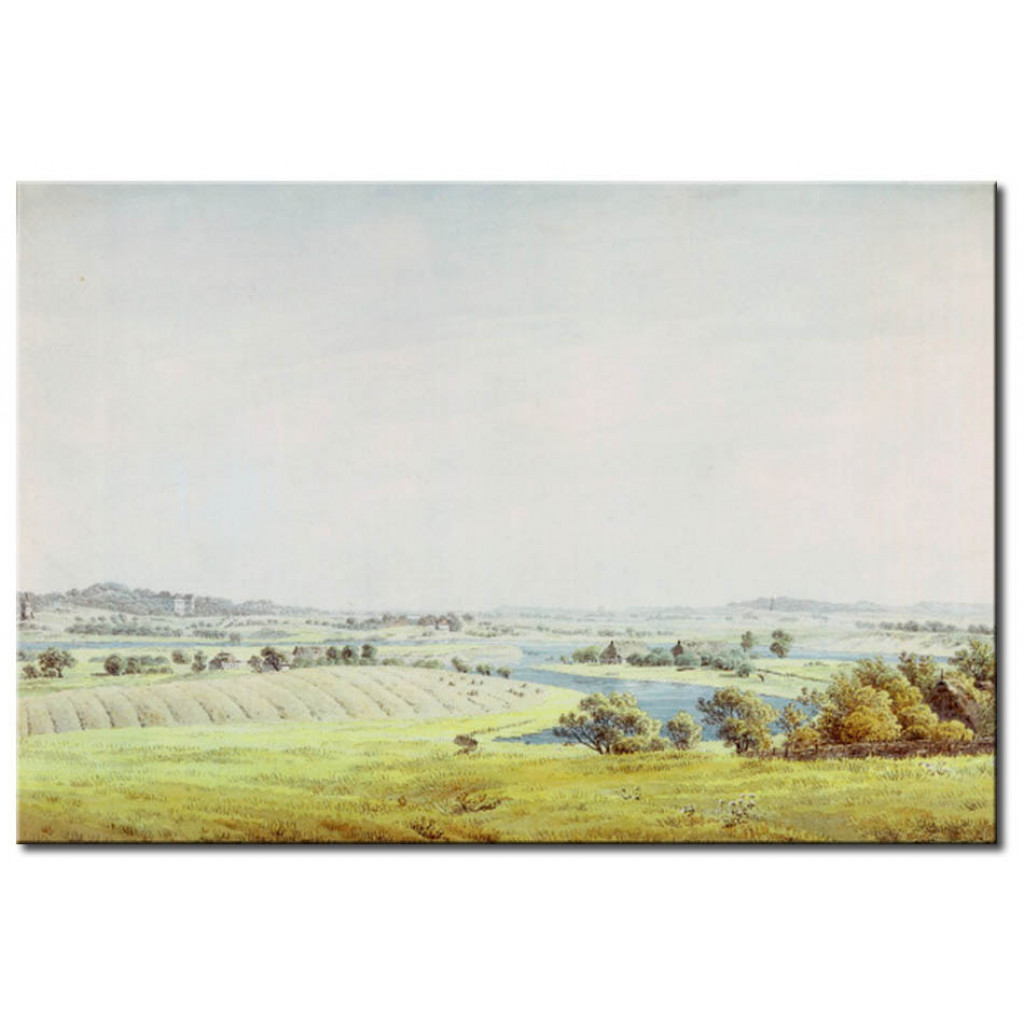 Reprodução Da Pintura Famosa Landscape In Rügen