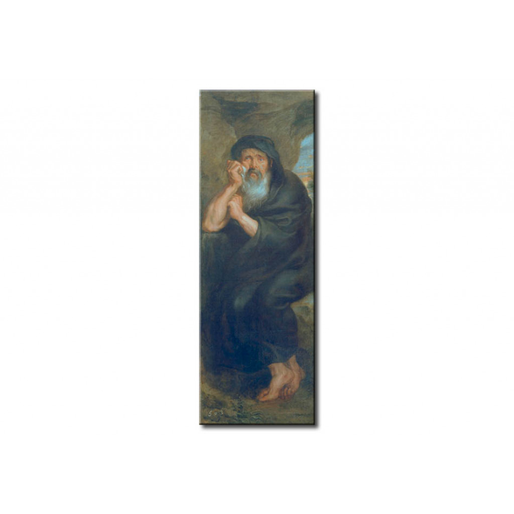 Schilderij  Peter Paul Rubens: Heraclitus, The Crying Philosopher