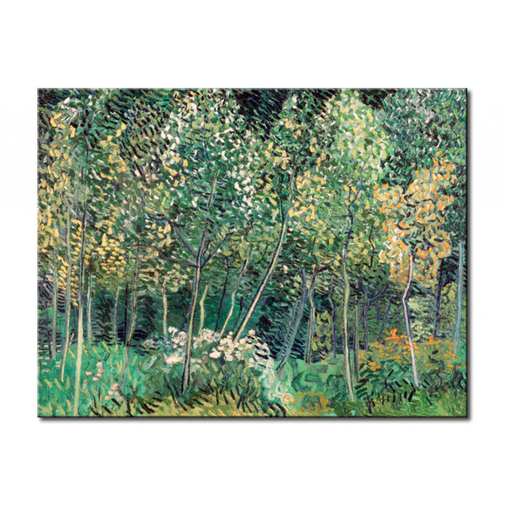Schilderij  Vincent Van Gogh: Small Forest