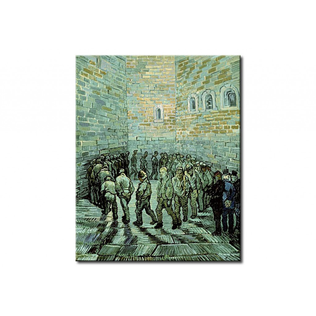 Schilderij  Vincent Van Gogh: The Exercise Yard, Or The Convict Prison