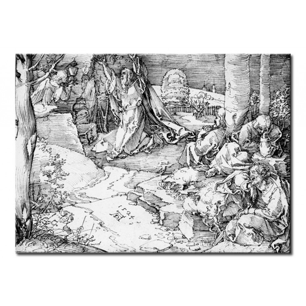 Schilderij  Albrecht Dürer: Christ At The Mount Of Olives