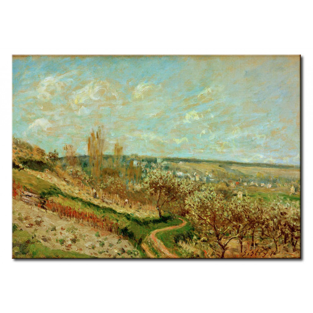 Schilderij  Alfred Sisley: Frühling In Saint-Germainen-Laye