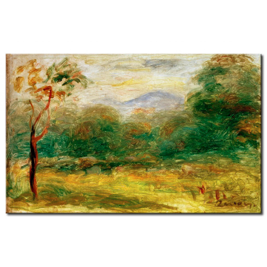 Schilderij  Pierre-Auguste Renoir: Paysage Du Midi (Cagnes)