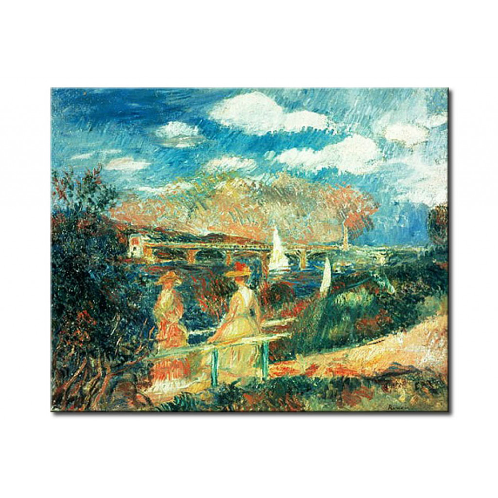 Schilderij  Pierre-Auguste Renoir: The Banks Of The Seine At Argenteuil