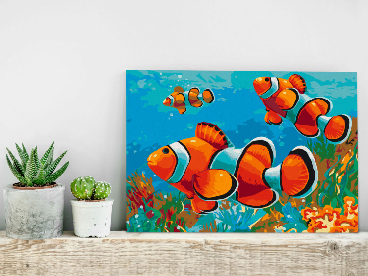 Tableau peinture par numéros Gold Fishes 107725 additionalImage 2