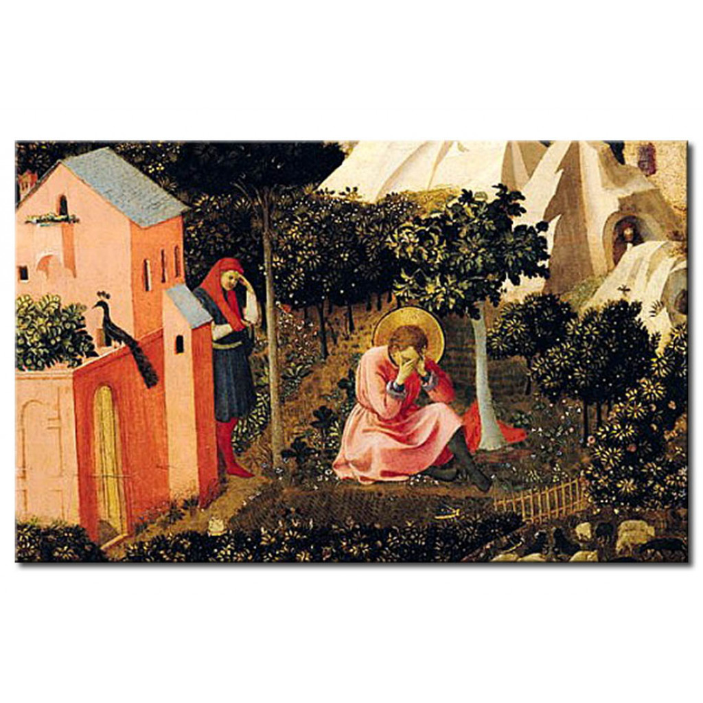Schilderij  Fra Angelico: The Conversion Of St. Augustine