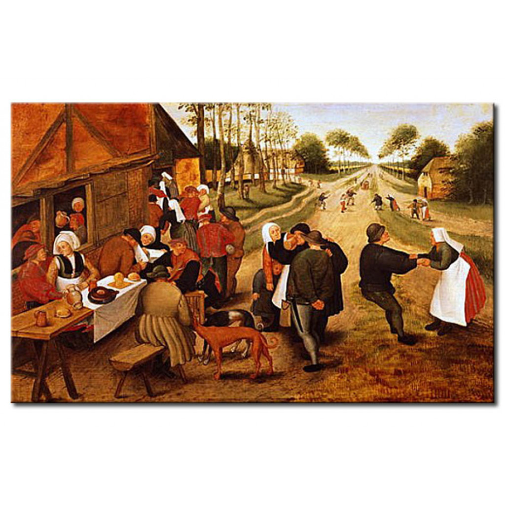 Schilderij  Pieter Brueghel The Younger: A Flemish Kermesse