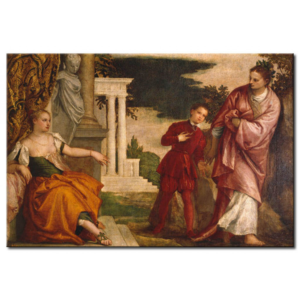 Schilderij  Paolo Veronese: Youth Between Virtue And Vice