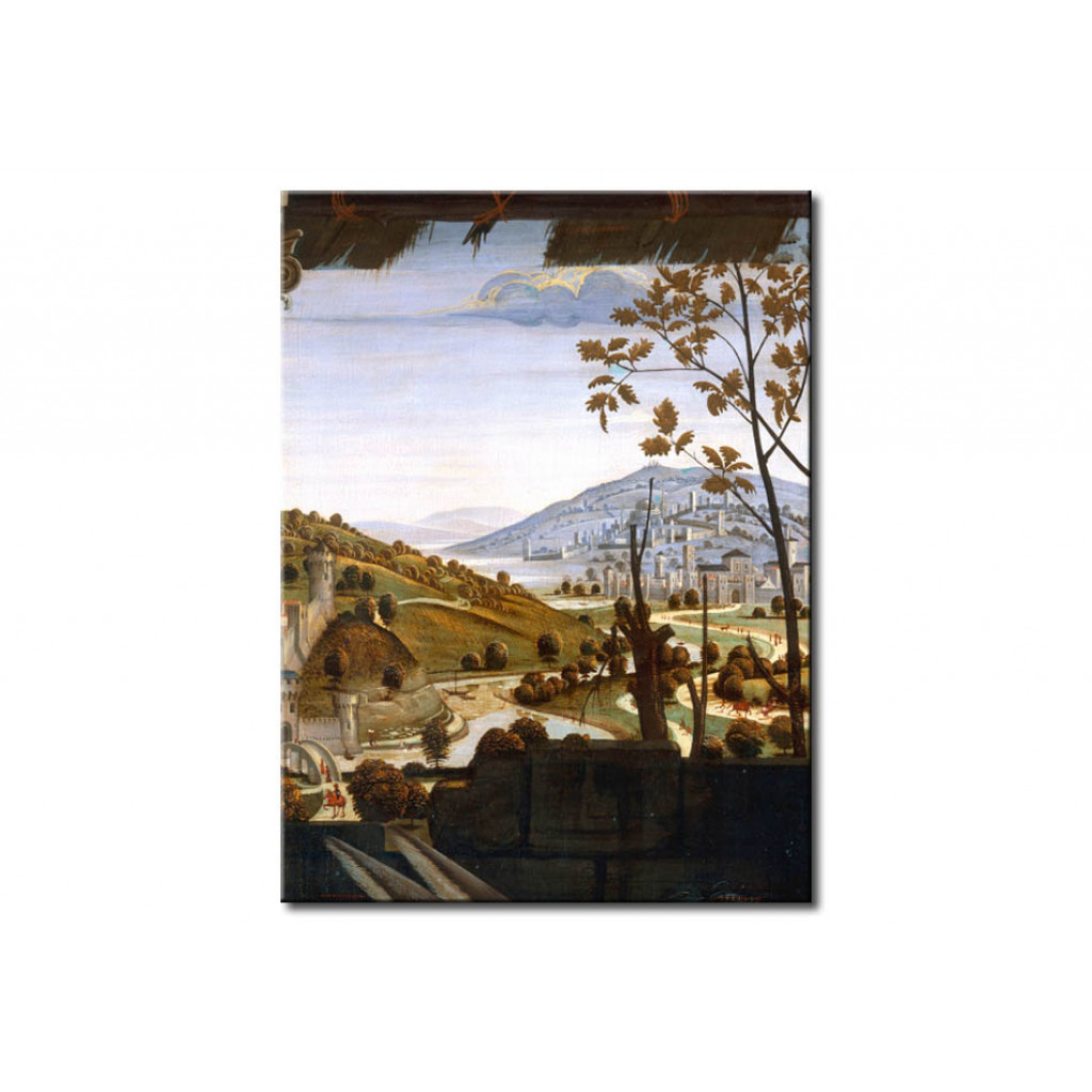 Schilderij  Domenico Ghirlandaio: Adoration Of The Shepherds
