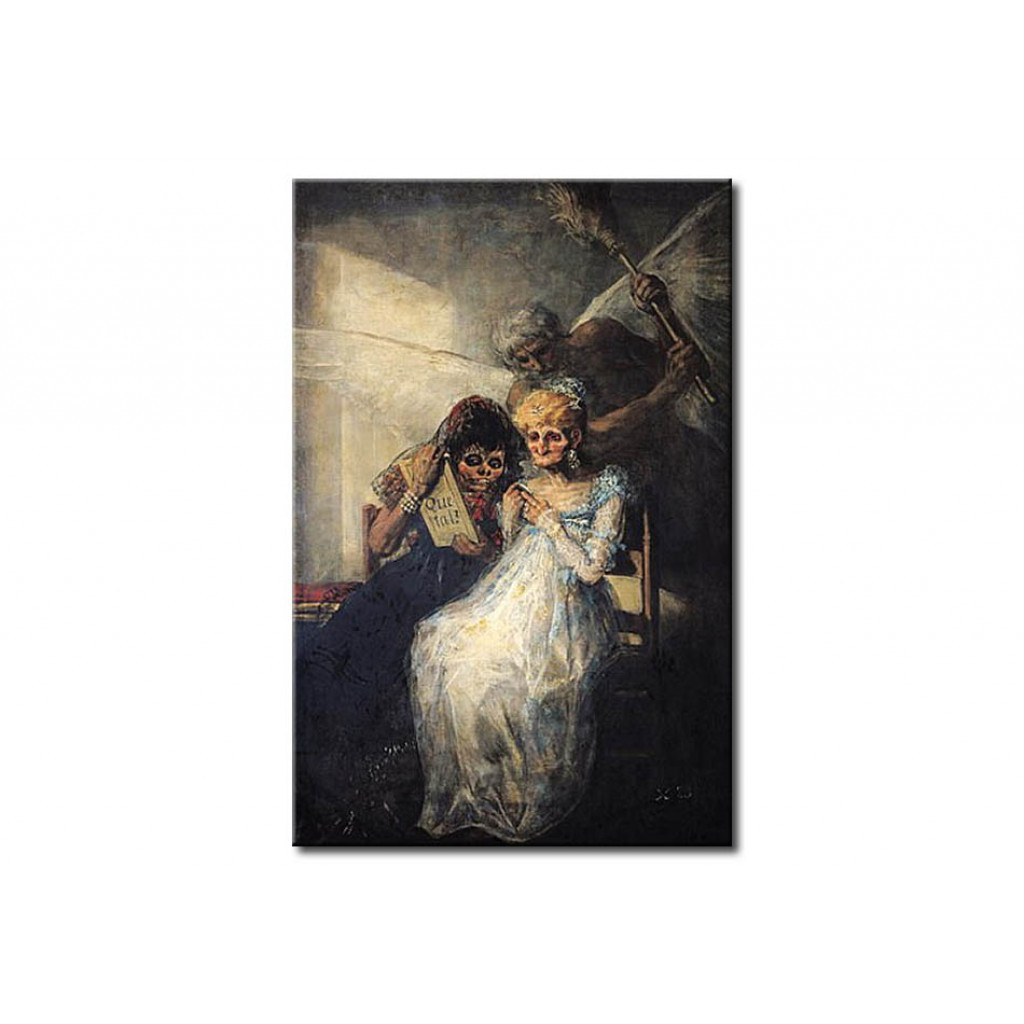 Schilderij  Francisco Goya: Time Of The Old Women