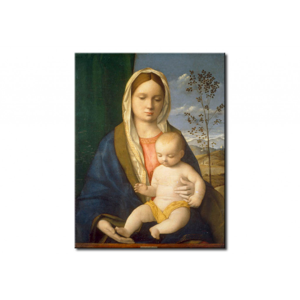 Reprodução Da Pintura Famosa Madonna And Child