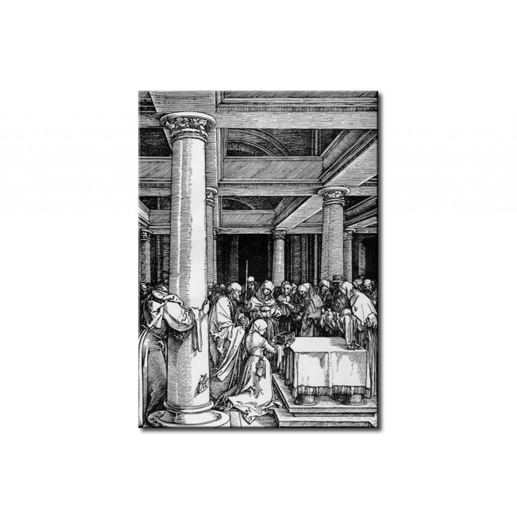 Schilderij  Albrecht Dürer: Presentation In The Temple