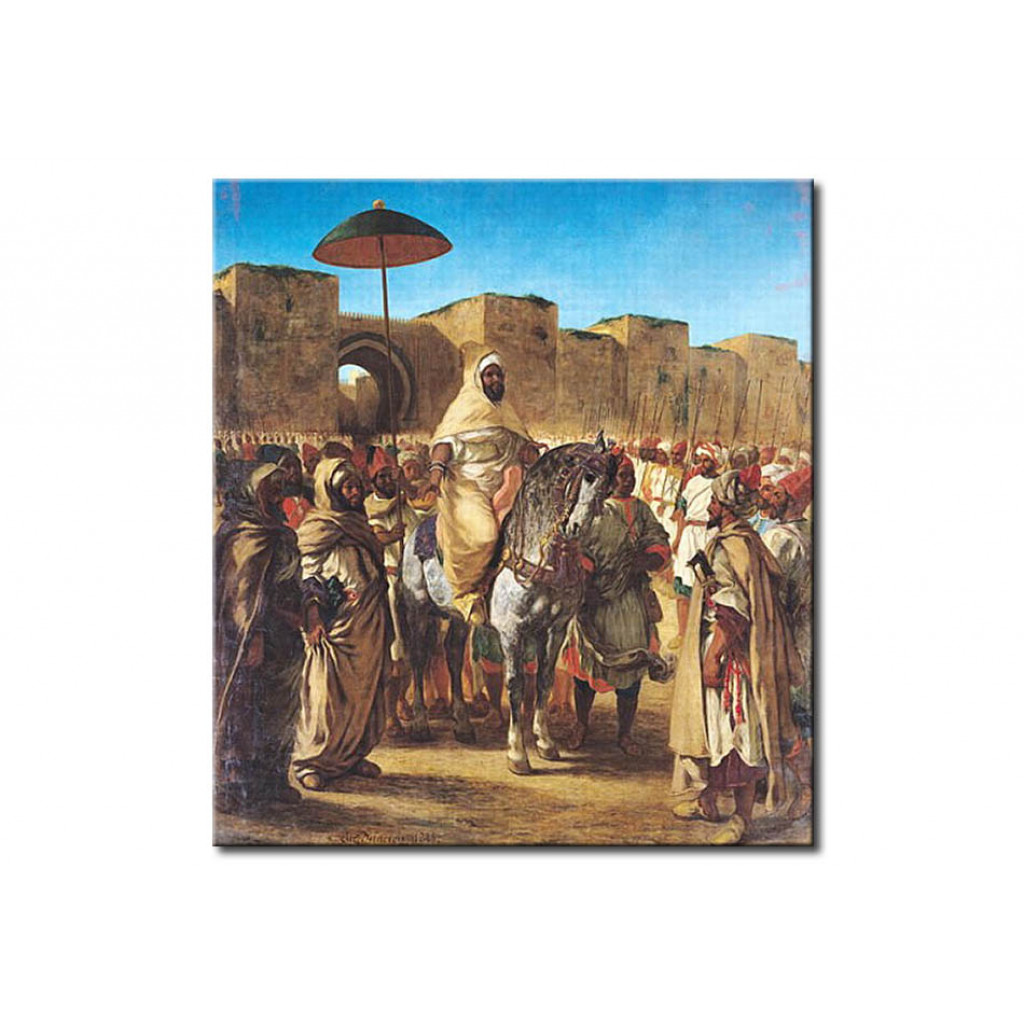 Schilderij  Eugène Delacroix: Muley Abd-ar-Rhaman