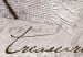 Quadro moderno Foglia in cornice rustica (1 pezzo) - natura su sfondo testurizzato 115025 additionalThumb 4