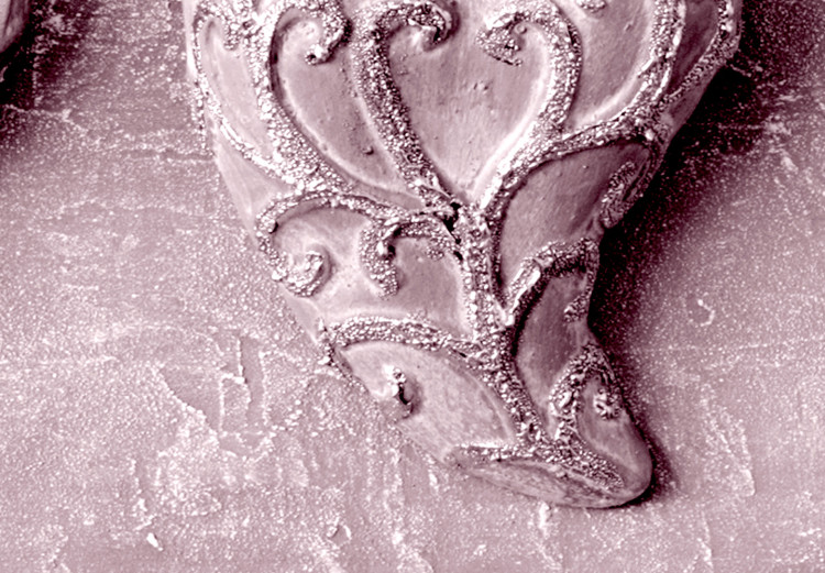 Obraz Kamienna miłość - sześć serc na betonowej teksturze w kolorach różu 118225 additionalImage 5