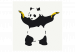 Malen nach Zahlen-Bild für Erwachsene Panda With Bananas 125725 additionalThumb 7