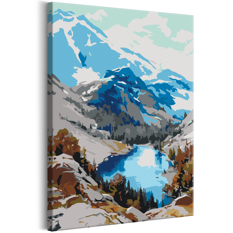 Obraz do malowania po numerach Jezioro w górach 134525 additionalImage 5