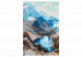 Obraz do malowania po numerach Jezioro w górach 134525 additionalThumb 7