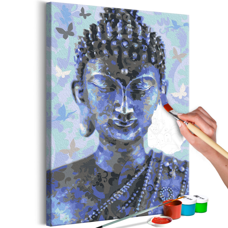 Obraz do malowania po numerach Budda i motyle 135625 additionalImage 3