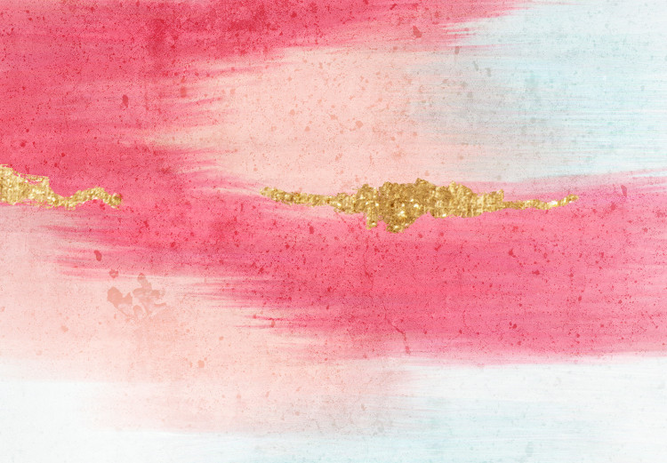 Carta da parati moderna Nuvole affascinanti - Astrazione in rosa, bianco e blu 138525 additionalImage 3